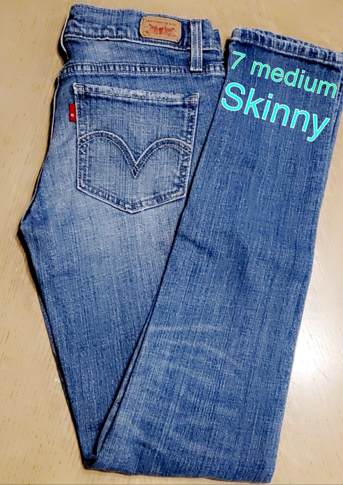 2× ☆HOST PICK☆  Levi's jeans skinny 7M